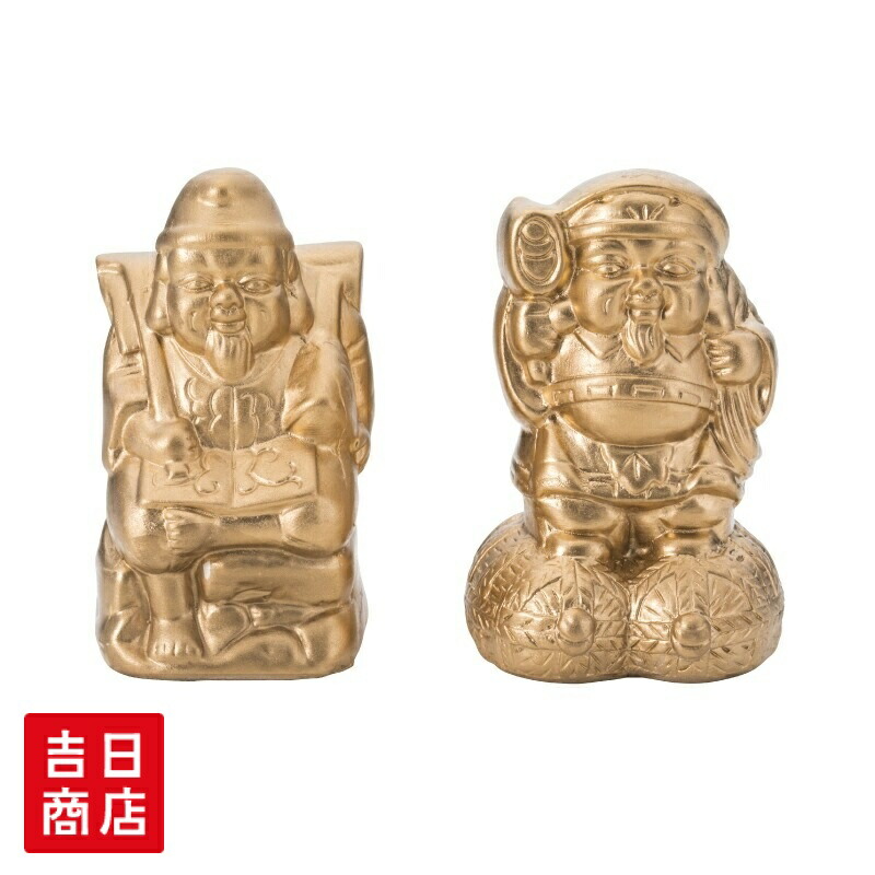楽天市場】神棚 神具 置物 二福神 5寸 商売繁盛 恵比寿様 大黒様