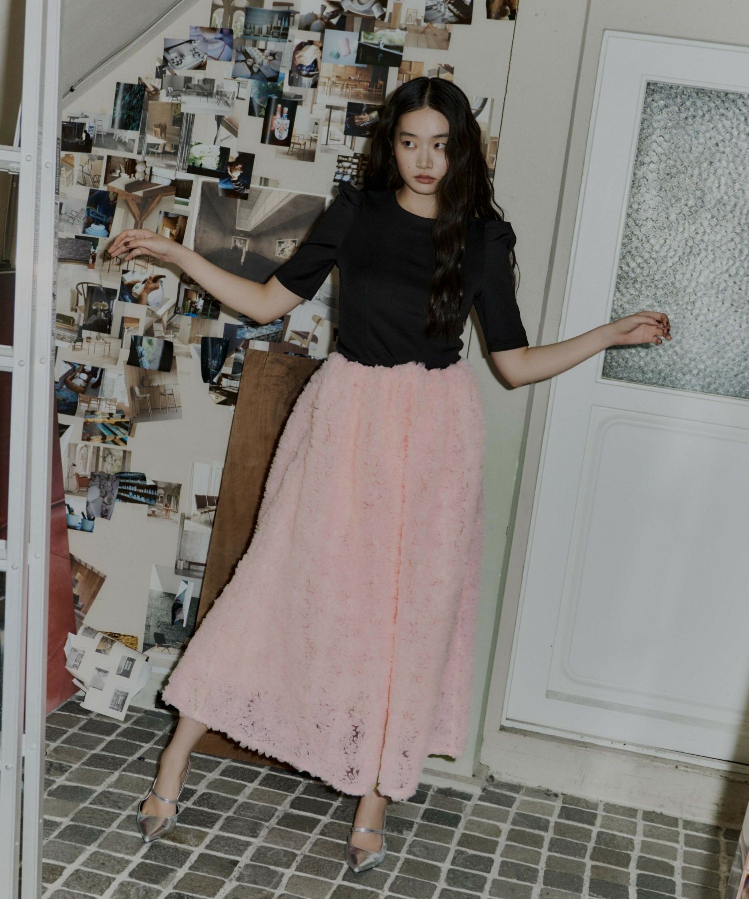 mocomoco set up half sleeve dress | ANDRESD