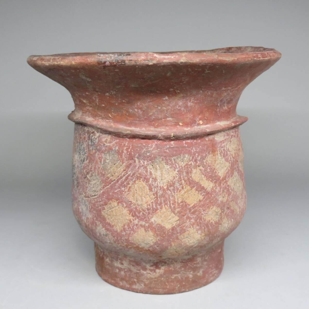 タイ古陶磁 バンチェン土器 アンダーソン土器 壷 台付き C R8688H