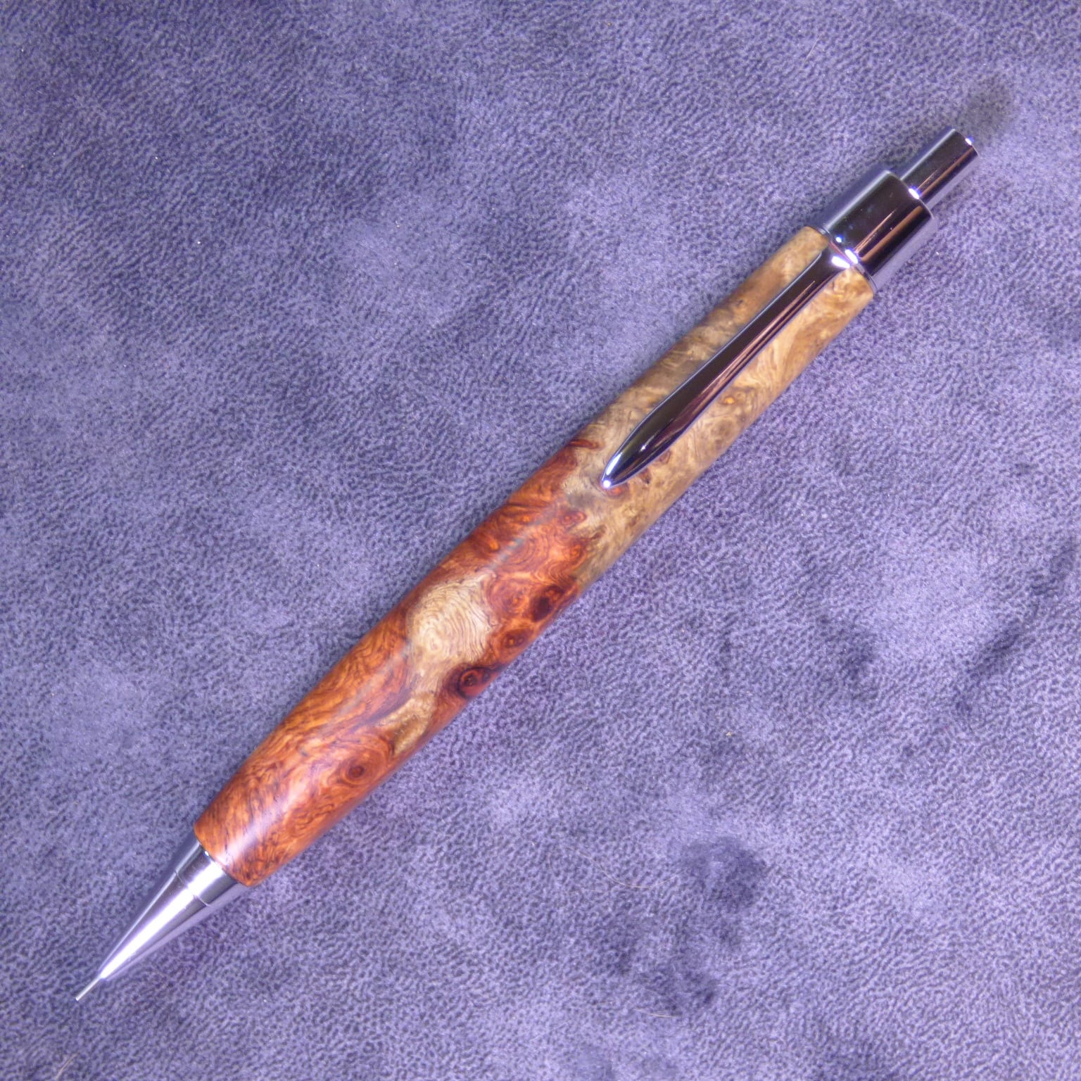 CRAFT ショップ Aクラフトエー銘木シャープペンシルI カリン・瘤0.5mm