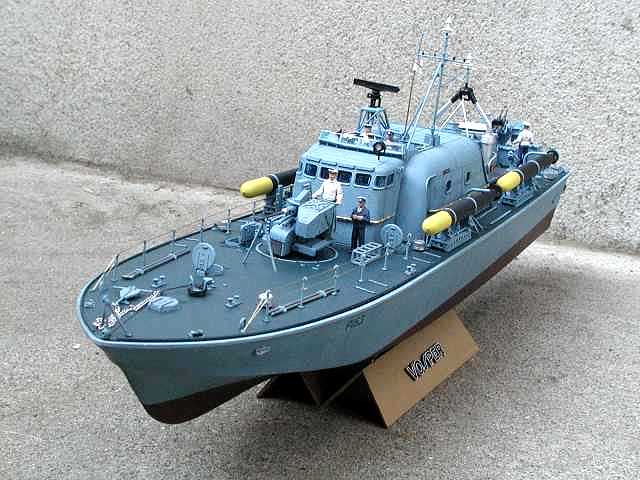 ◉高速魚雷艇ボスパー （TAMIYA 1/72）2005年10月完成 : T.M.のプラモ