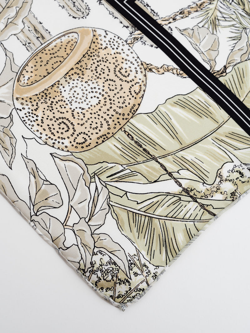 シルクスカーフ88＞サキュレントガーデン – manipuri