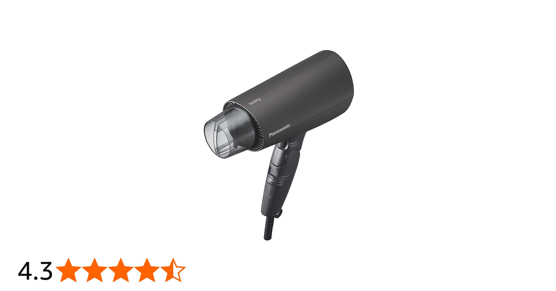 Amazon.co.jp: Panasonic EH-NE7J-K Ionity Dryer, Quick Drying