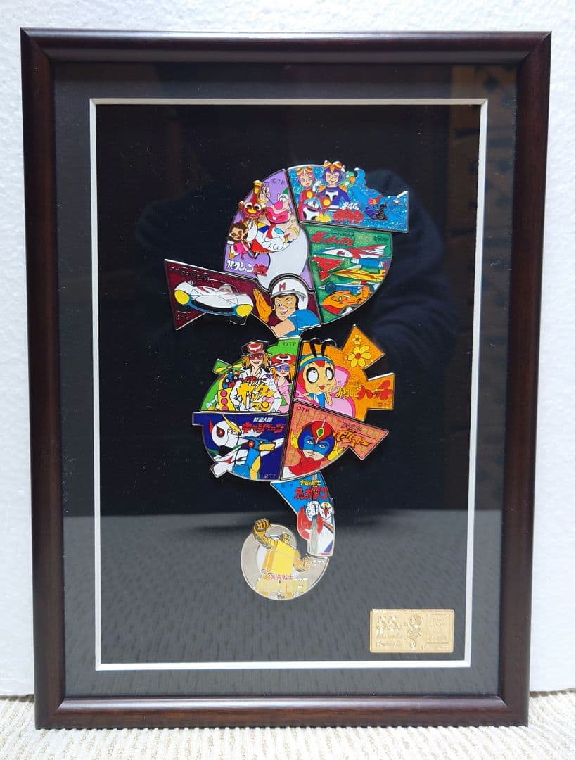 タツノコプロ 55周年記念 ピンバッジセット プレミアム額装ピンバッジ