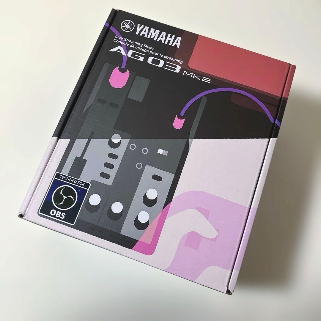 ヤマハ(YAMAHA)ライブストリーミングミキサー ブラック AG03MK2 B YAMAHA AG03MK2（W/B） ライブストリーミングミキサー | TOMOCA ONLINE