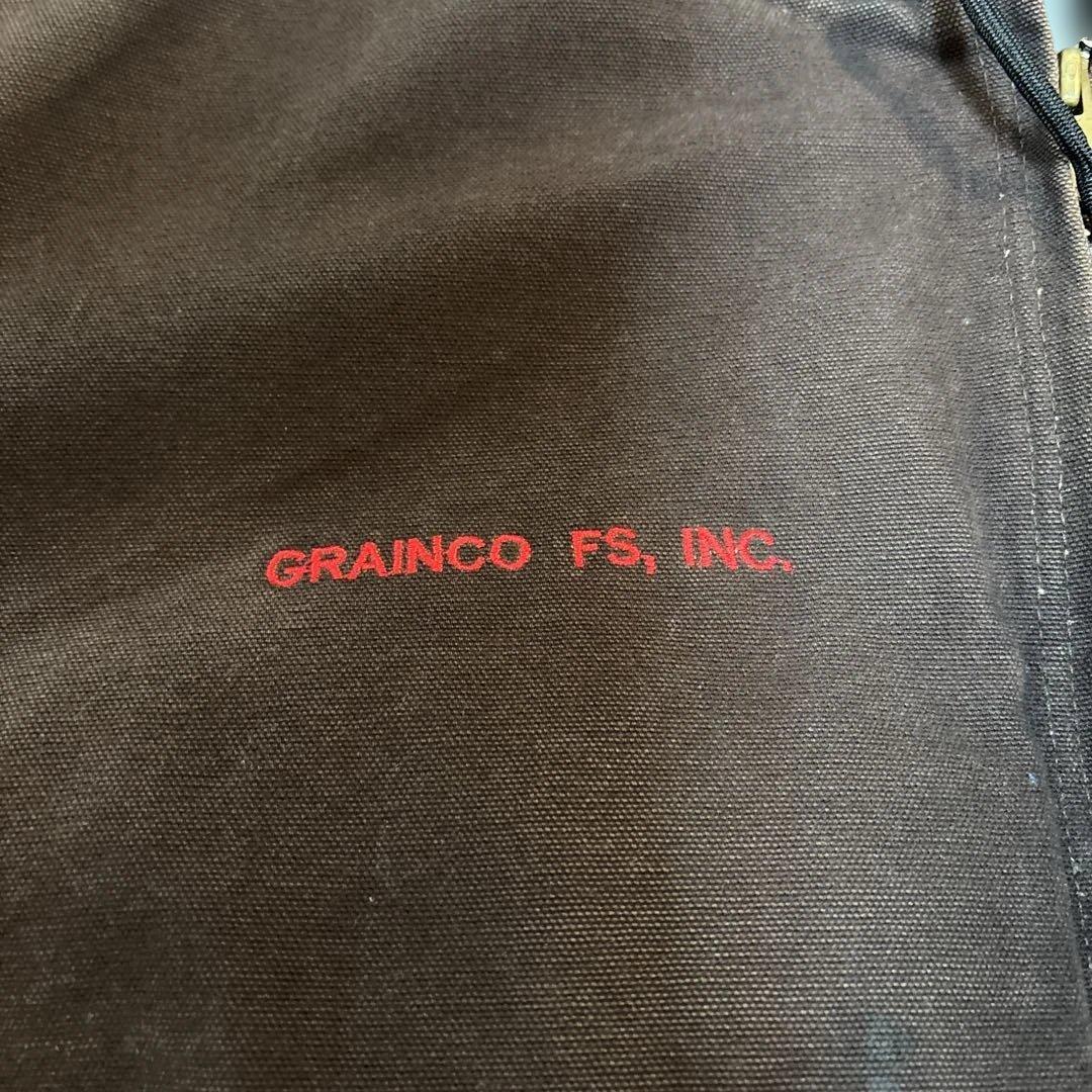 【レア刺繍・お得価格】Carhartt ダークブラウン アクティブジャケットXL