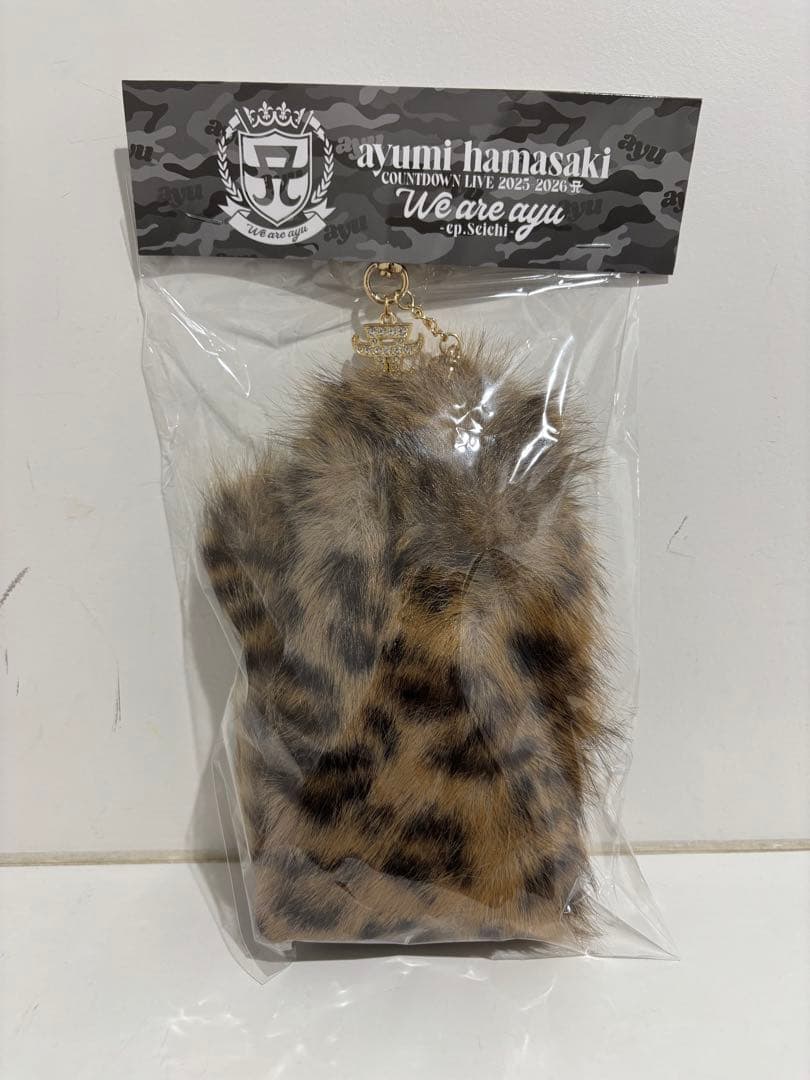 浜崎あゆみカウンドダウン グッズテールチャーム豹柄 ayumi hamasaki