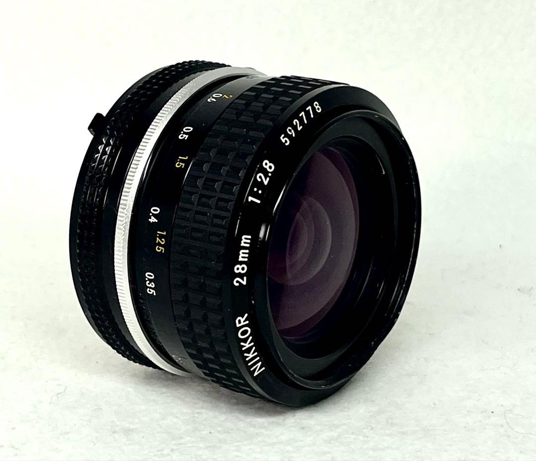 実用良品】Nikkor 28mm f2.8 Ai 単焦点レンズ00289